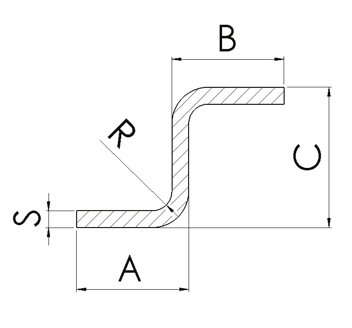 Смотреть Z-профиль гнутый равнополочный сталь оцинкованная 65*170*65*1,2*3000