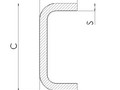 Смотреть Превью товара - Швелер гнутый равнополочный алюминий 90*110*90*5*3000